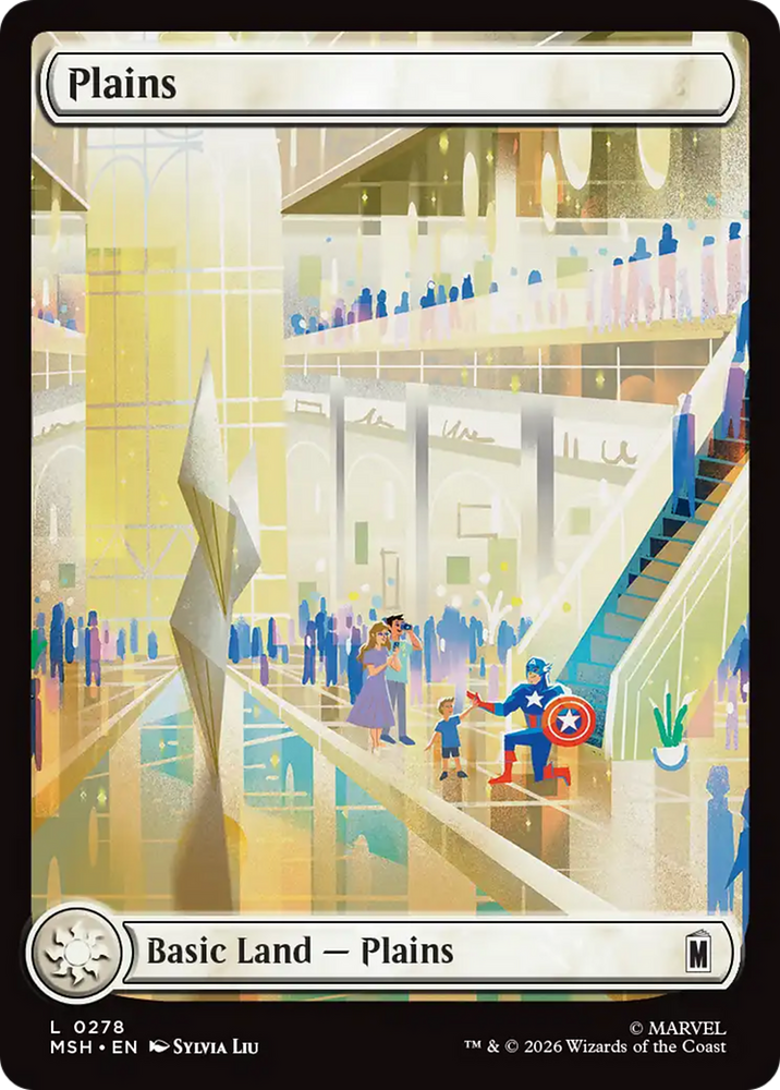 Plains (0278) [Marvel Super Heroes] Magic: The Gathering
