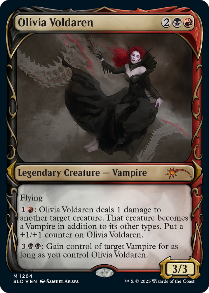 Olivia Voldaren (Halo Foil) [Secret Lair Drop Series] Magic: The Gathering