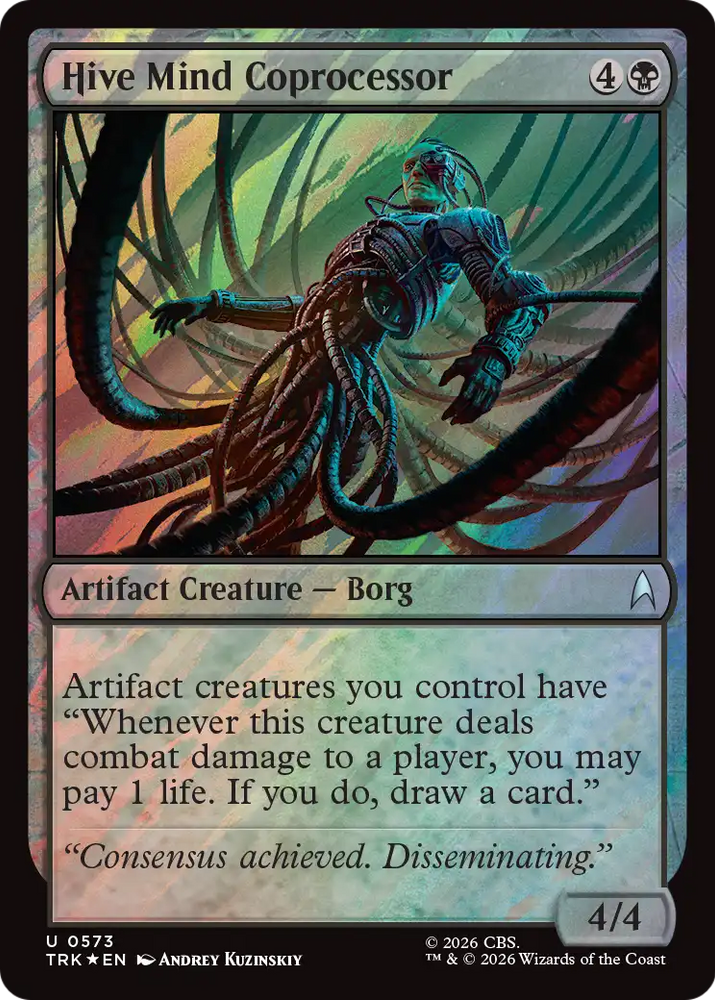Hive Mind Coprocessor (Surge Foil) [Star Trek] Magic: The Gathering