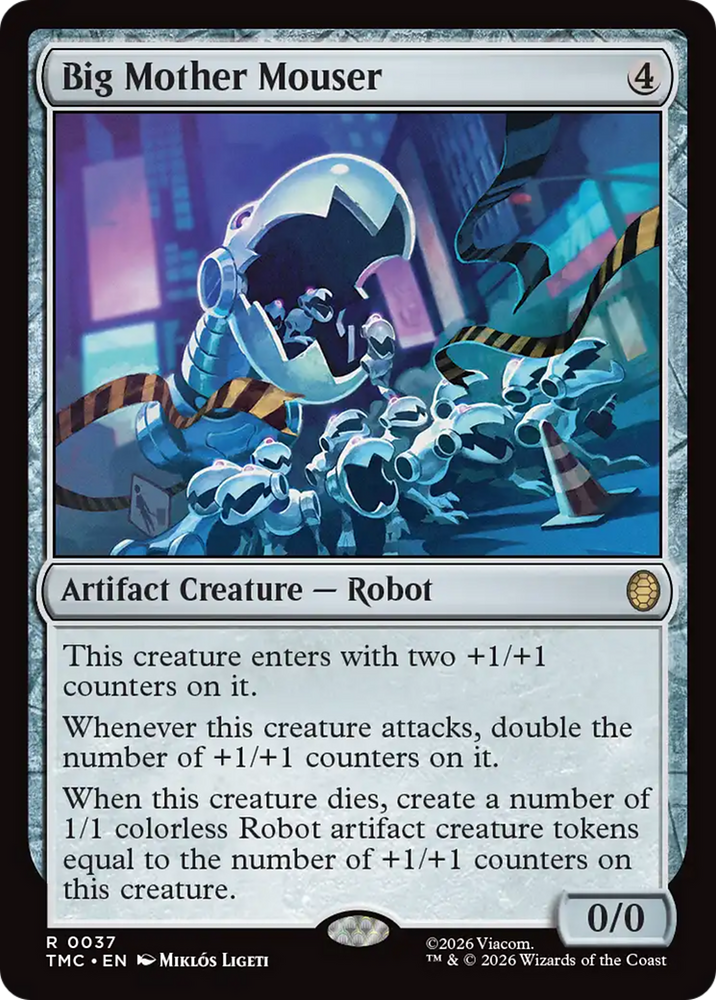 Big Mother Mouser [Teenage Mutant Ninja Turtles Commander] Magic: The Gathering
