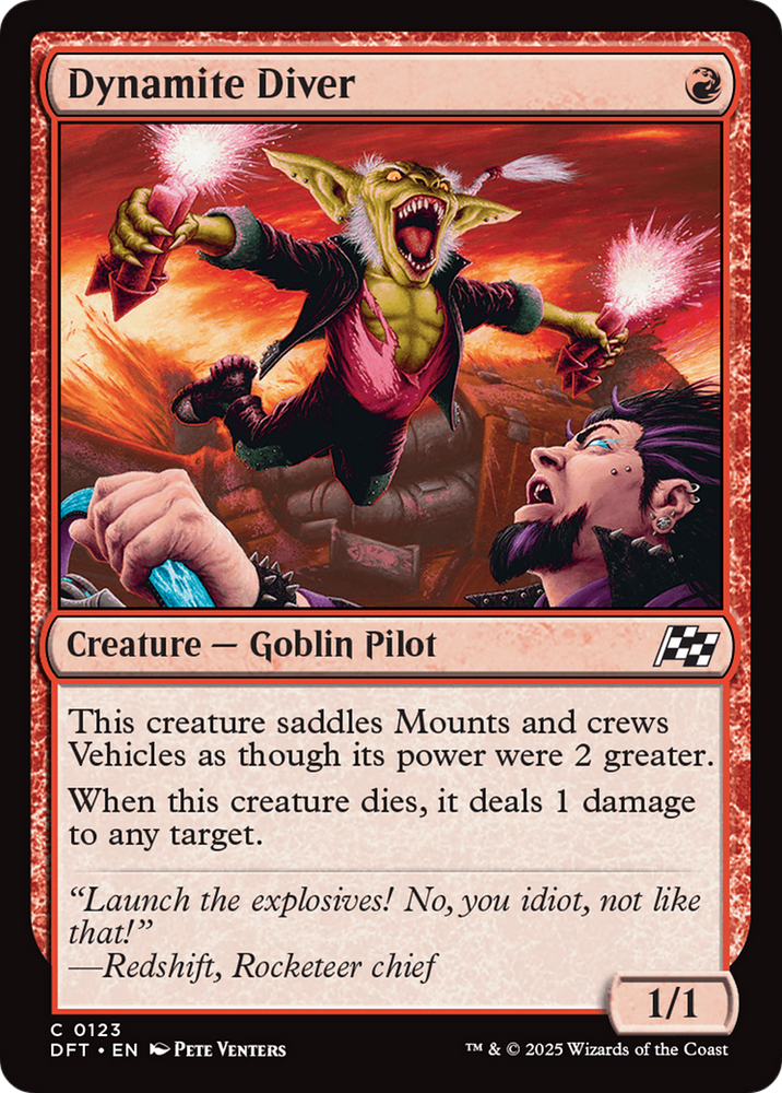 Dynamite Diver [Aetherdrift] Magic: The Gathering