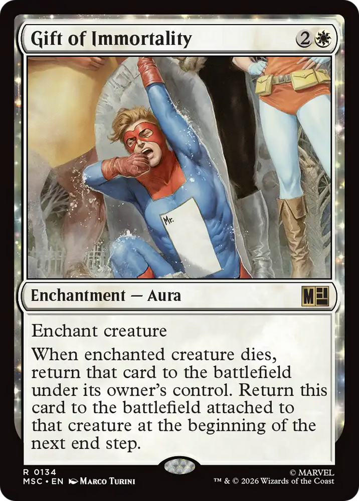 Gift of Immortality [Marvel Super Heroes Commander] Magic: The Gathering