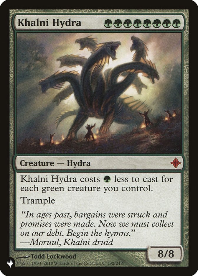 Khalni Hydra [The List] Magic: The Gathering