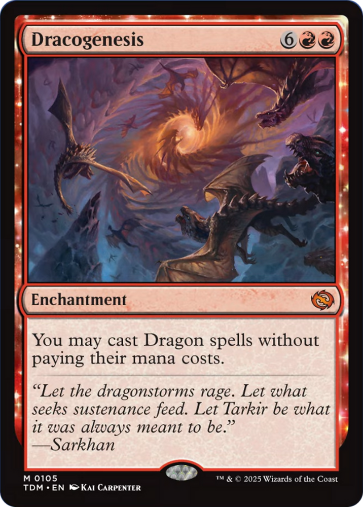 Dracogenesis [Tarkir: Dragonstorm] Magic: The Gathering
