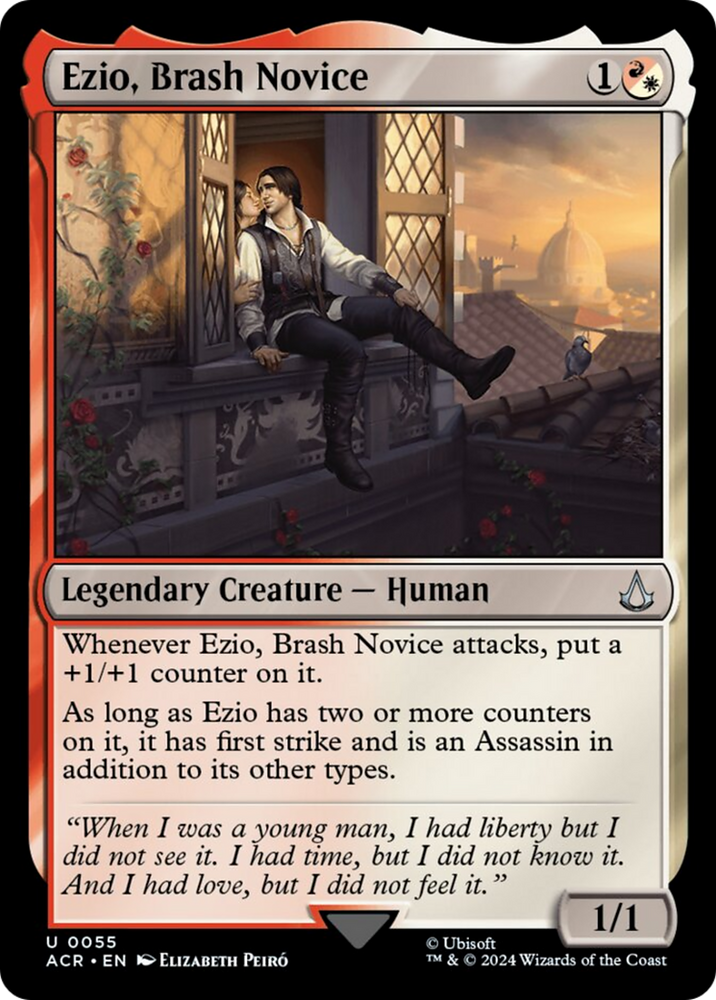 Ezio, Brash Novice [Assassin's Creed] Magic: The Gathering