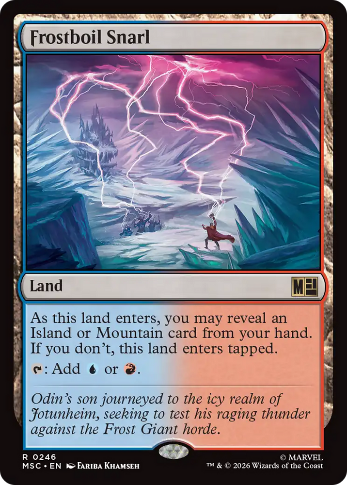 Frostboil Snarl [Marvel Super Heroes Commander] Magic: The Gathering