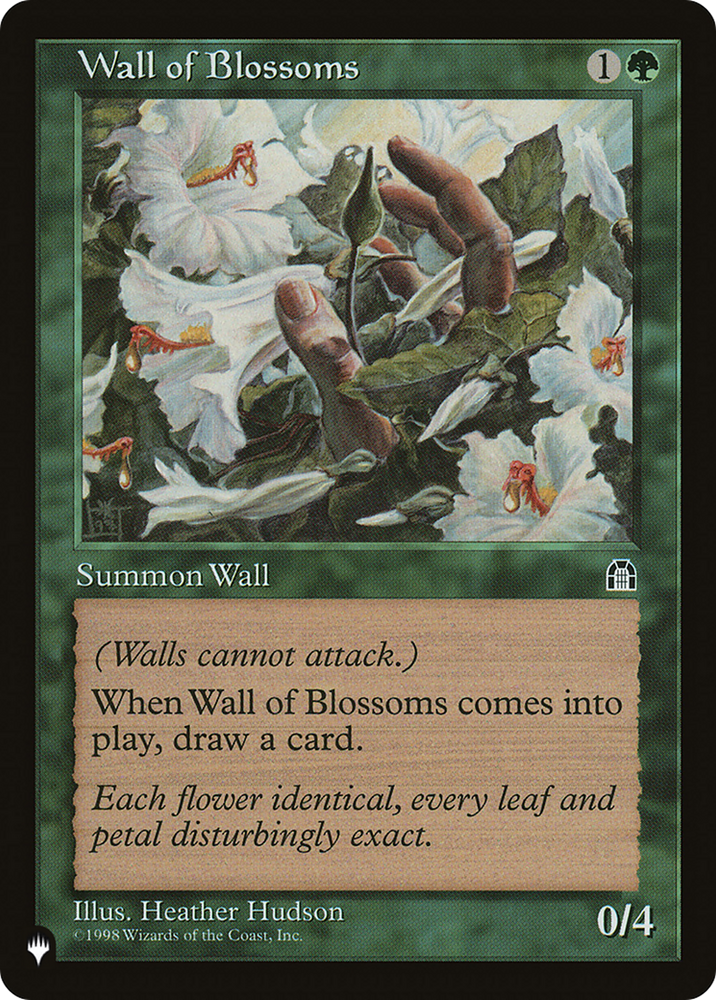 Wall of Blossoms [The List] Magic: The Gathering