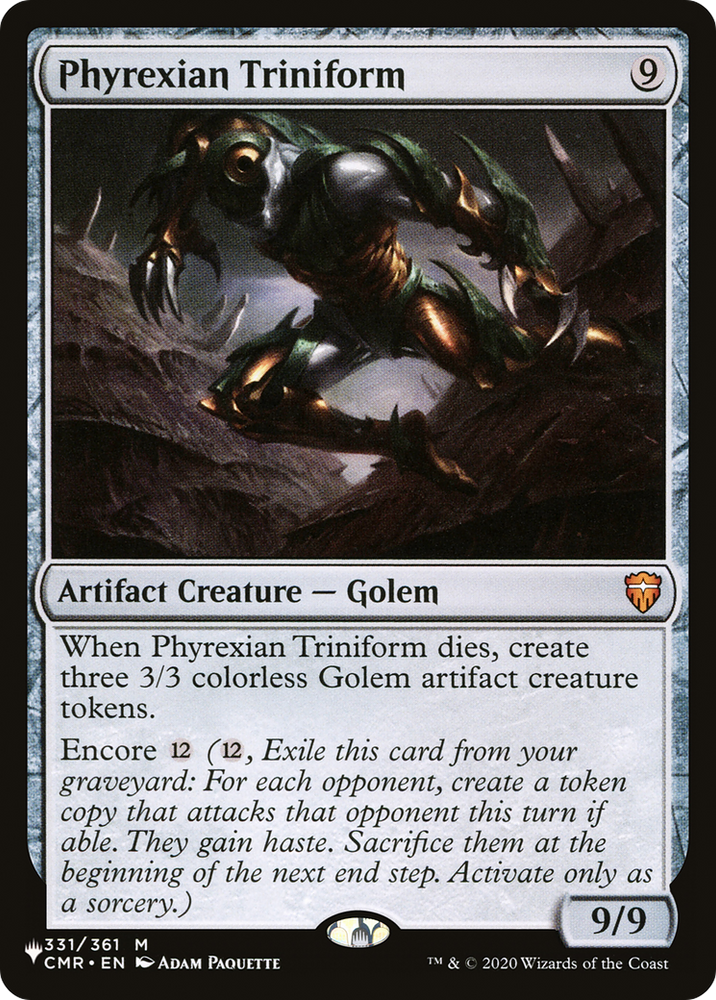 Phyrexian Triniform [The List] Magic: The Gathering