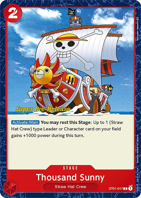 Thousand Sunny [Super Pre-Release Starter Deck: Straw Hat Crew] Bandai