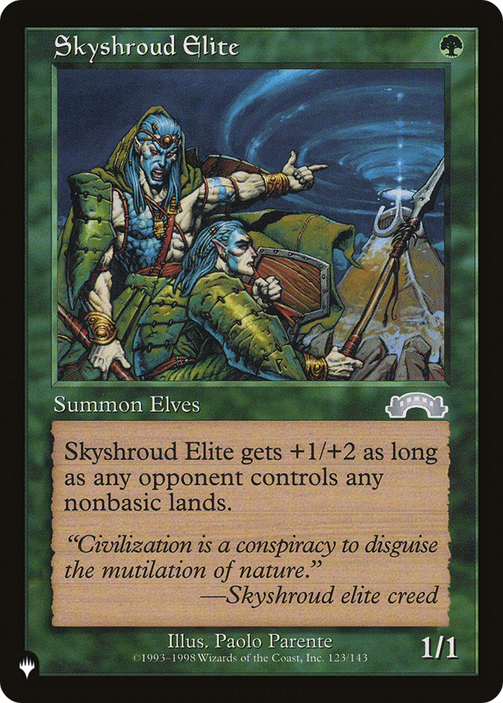 Skyshroud Elite [The List] Magic: The Gathering