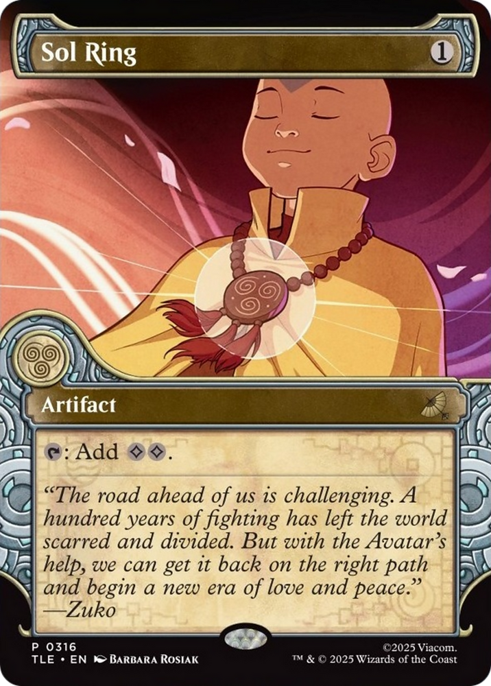 Sol Ring (Showcase) [Avatar: The Last Airbender: Eternal-Legal] Magic: The Gathering