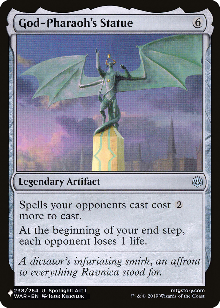God-Pharaoh's Statue [The List] Magic: The Gathering
