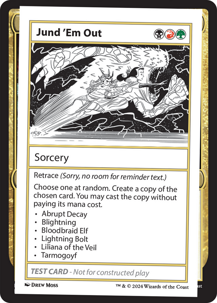 Jund 'Em Out [Mystery Booster 2 Playtest Cards] Magic: The Gathering