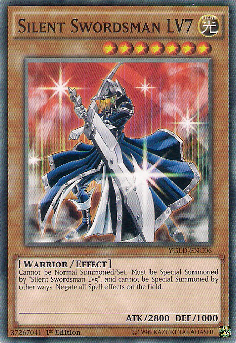 Silent Swordsman LV7 [YGLD-ENC06] Common Yu-Gi-Oh!