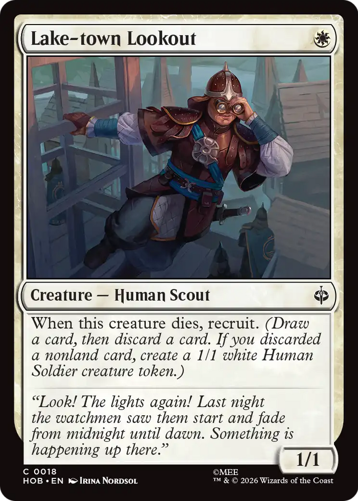 Lake-town Lookout [The Hobbit] Magic: The Gathering