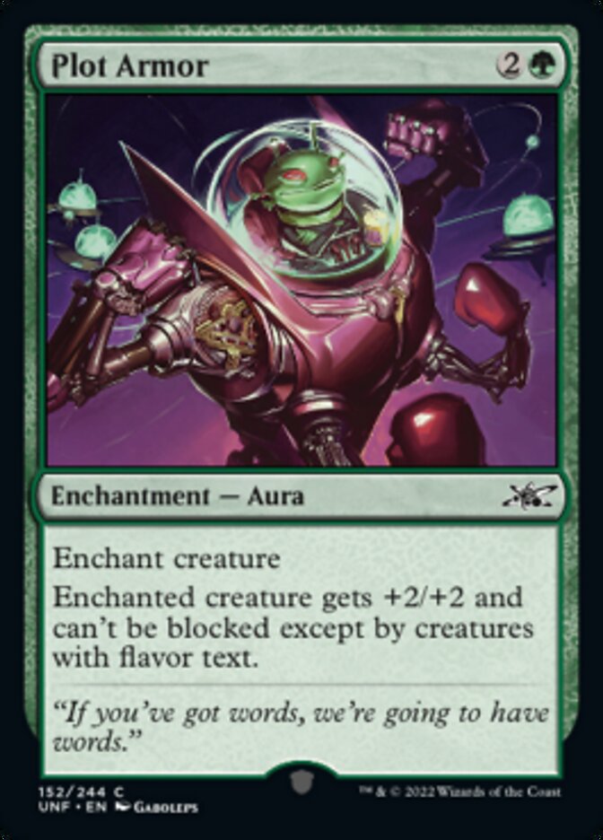 Plot Armor [Unfinity] Magic: The Gathering