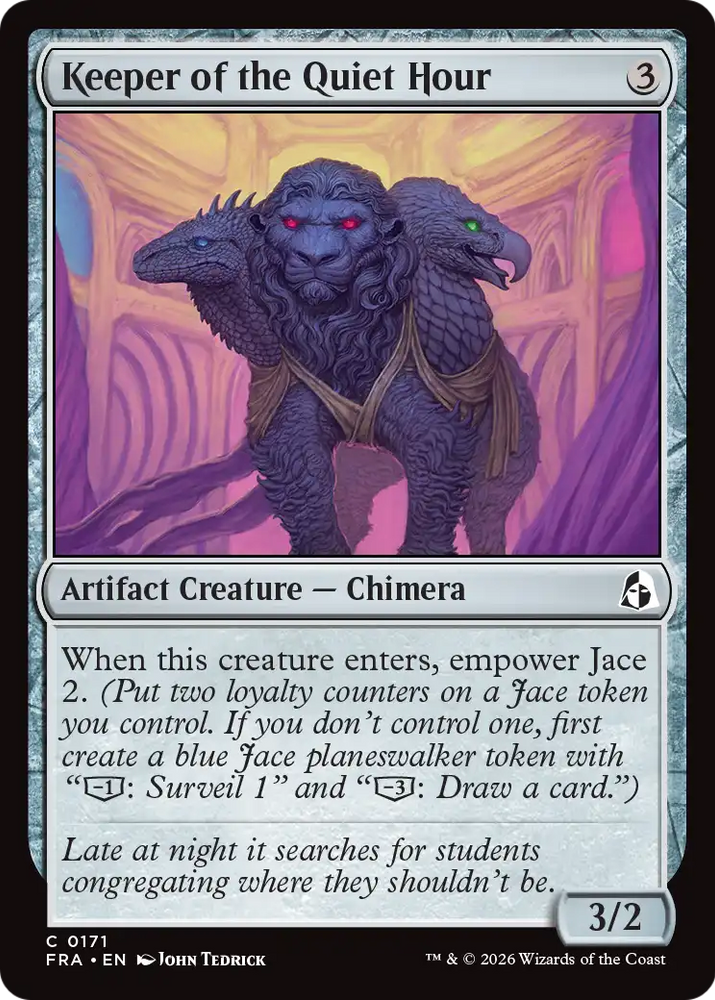 Keeper of the Quiet Hour [Reality Fracture] Magic: The Gathering