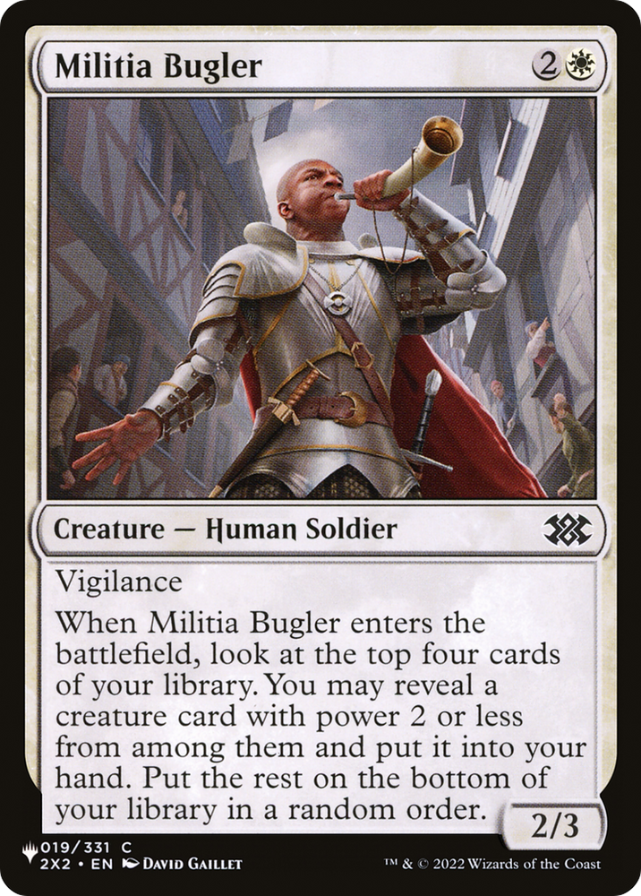 Militia Bugler [The List] Magic: The Gathering