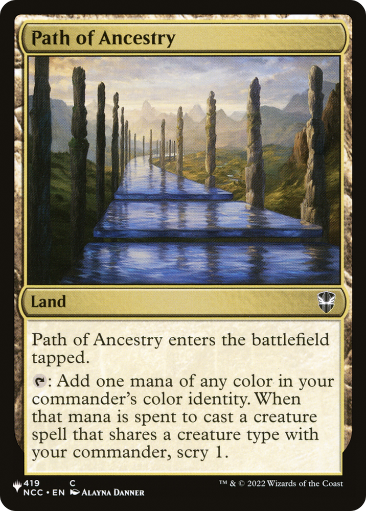 Path of Ancestry (NCC) [The List] Magic: The Gathering