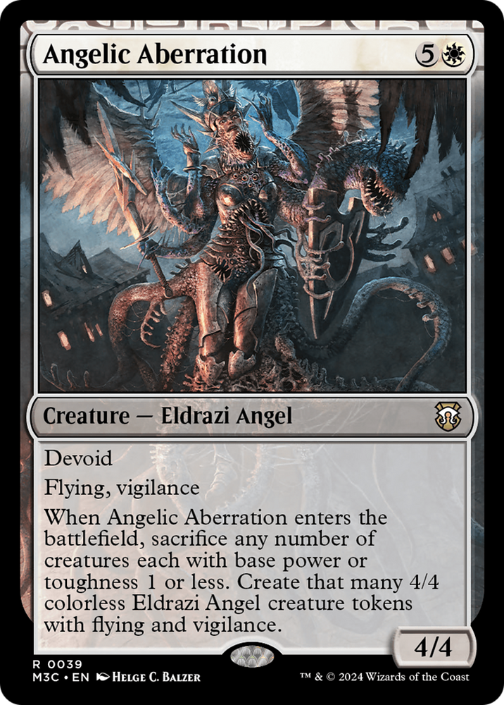 Angelic Aberration (Ripple Foil) [Modern Horizons 3 Commander] Magic: The Gathering