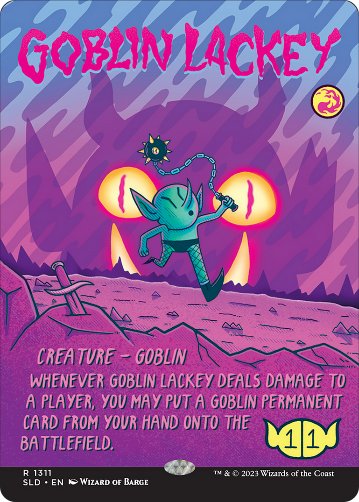 Goblin Lackey (1311) [Secret Lair Drop Series] Magic: The Gathering