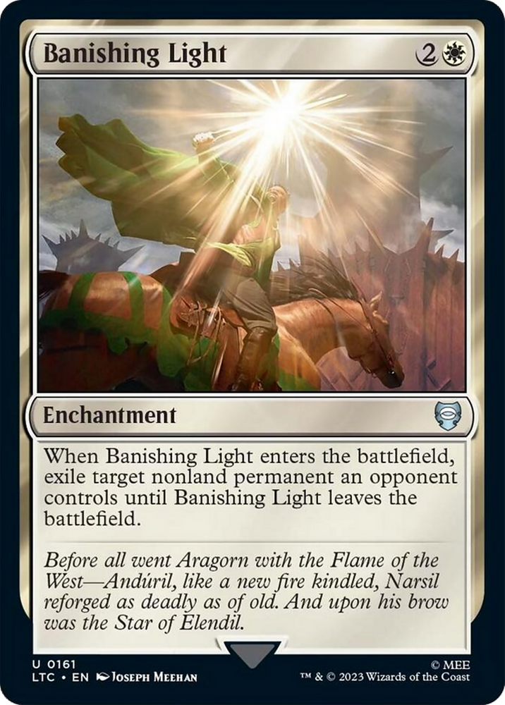 Banishing Light [The Lord of the Rings: Tales of Middle-Earth Commander] Magic: The Gathering