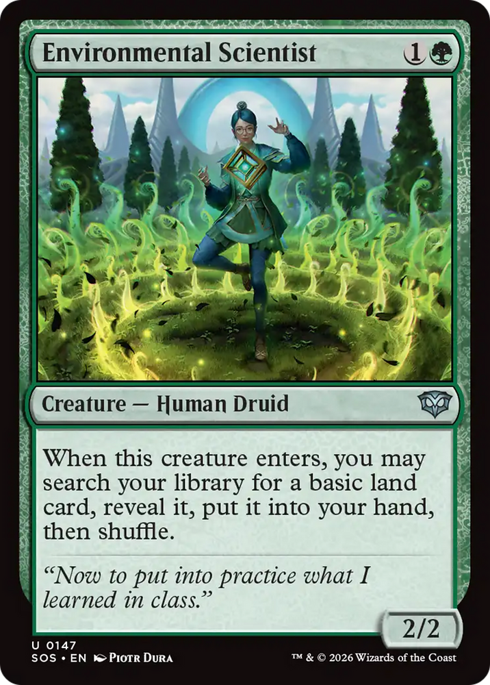 Environmental Scientist [Secrets of Strixhaven] Magic: The Gathering