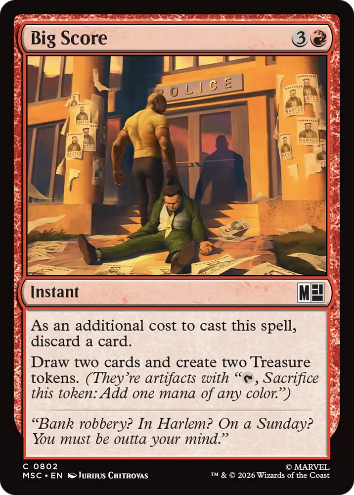 Big Score [Marvel Super Heroes Commander] Magic: The Gathering