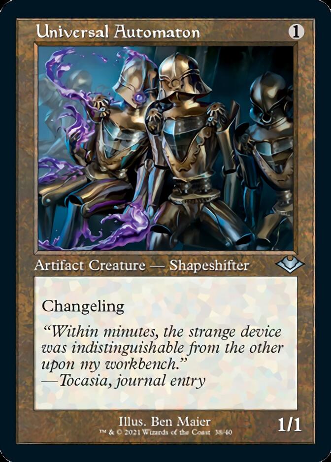 Universal Automaton (Retro Foil Etched) [Modern Horizons] Magic: The Gathering