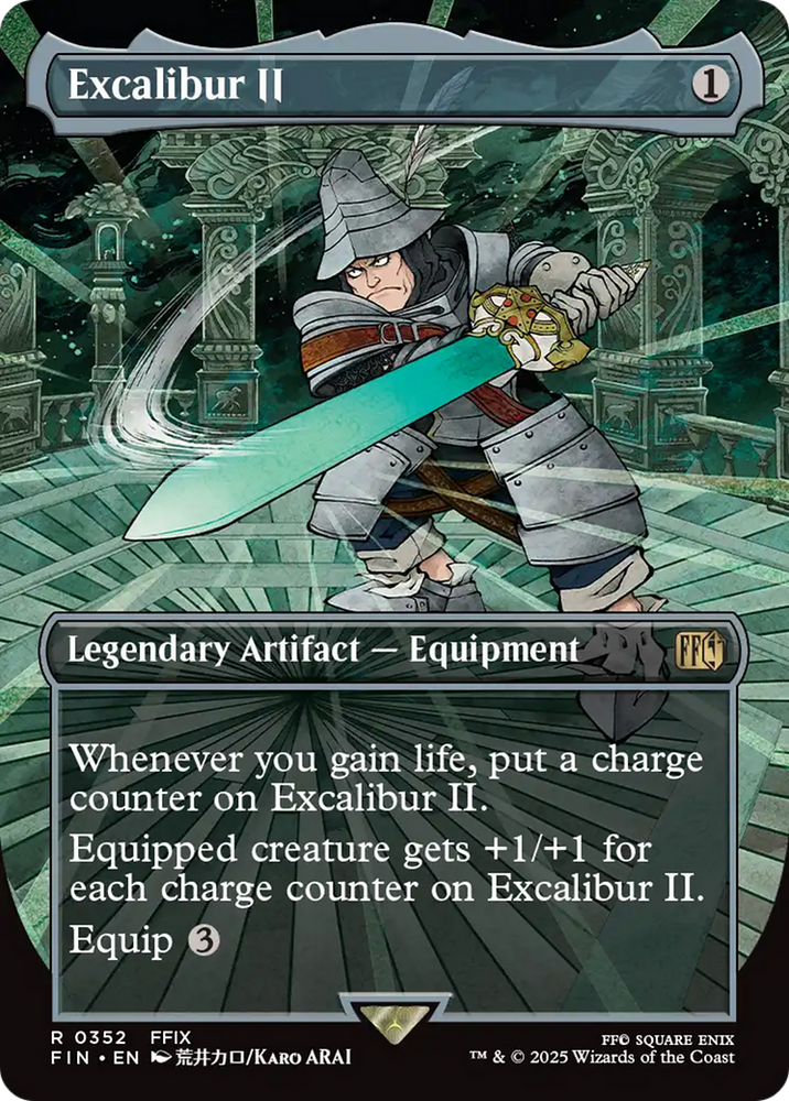 Excalibur II (Borderless) [FINAL FANTASY] Magic: The Gathering