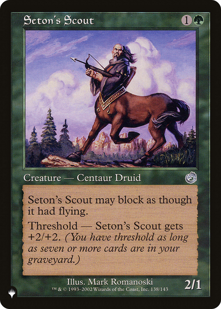 Seton's Scout [The List] Magic: The Gathering