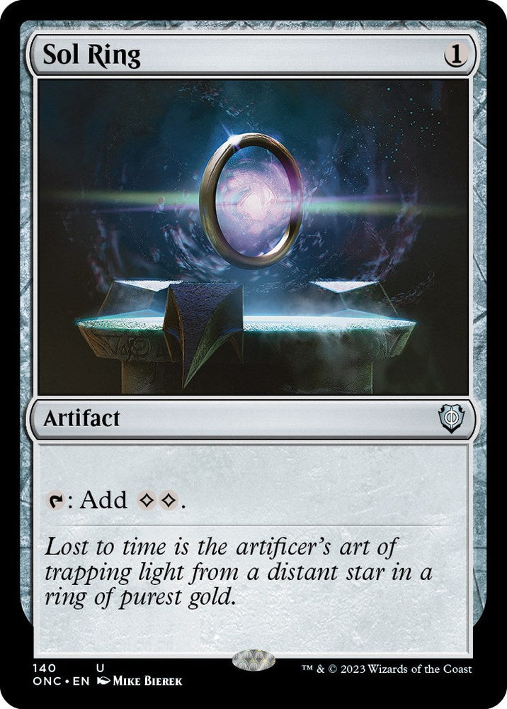Sol Ring [Phyrexia: All Will Be One Commander] Magic: The Gathering