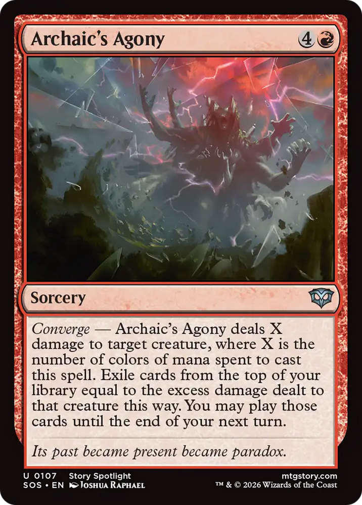 Archaic's Agony [Secrets of Strixhaven] Magic: The Gathering