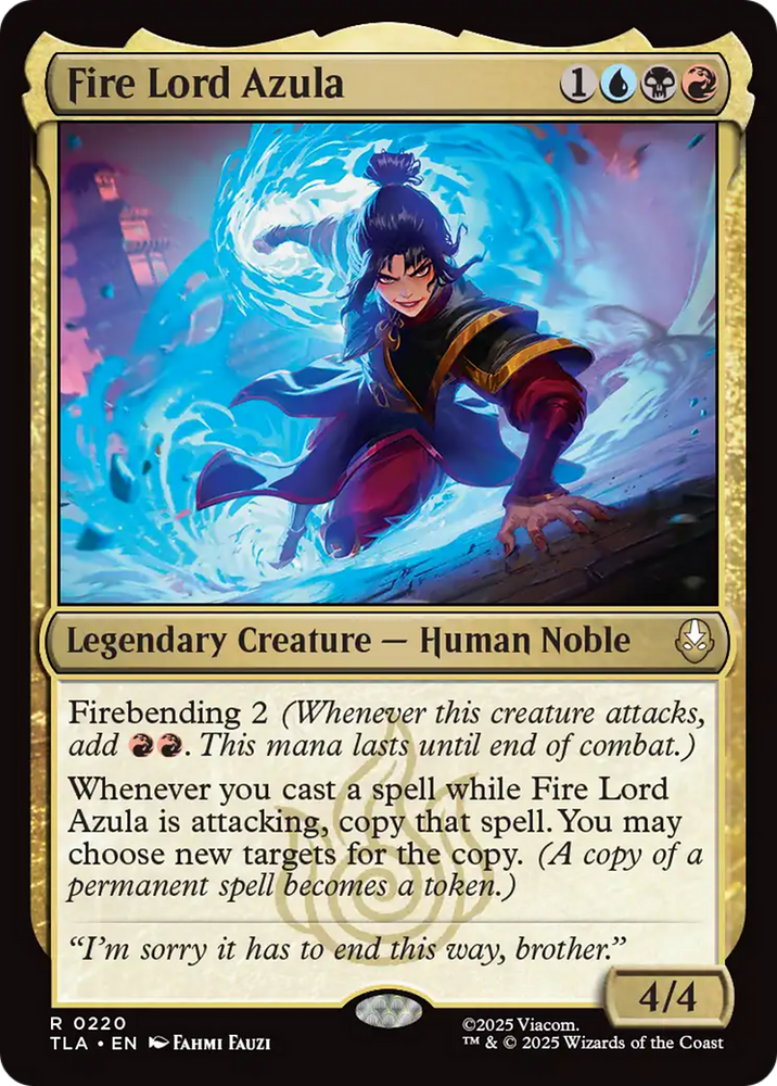 Fire Lord Azula [Avatar: The Last Airbender] Magic: The Gathering