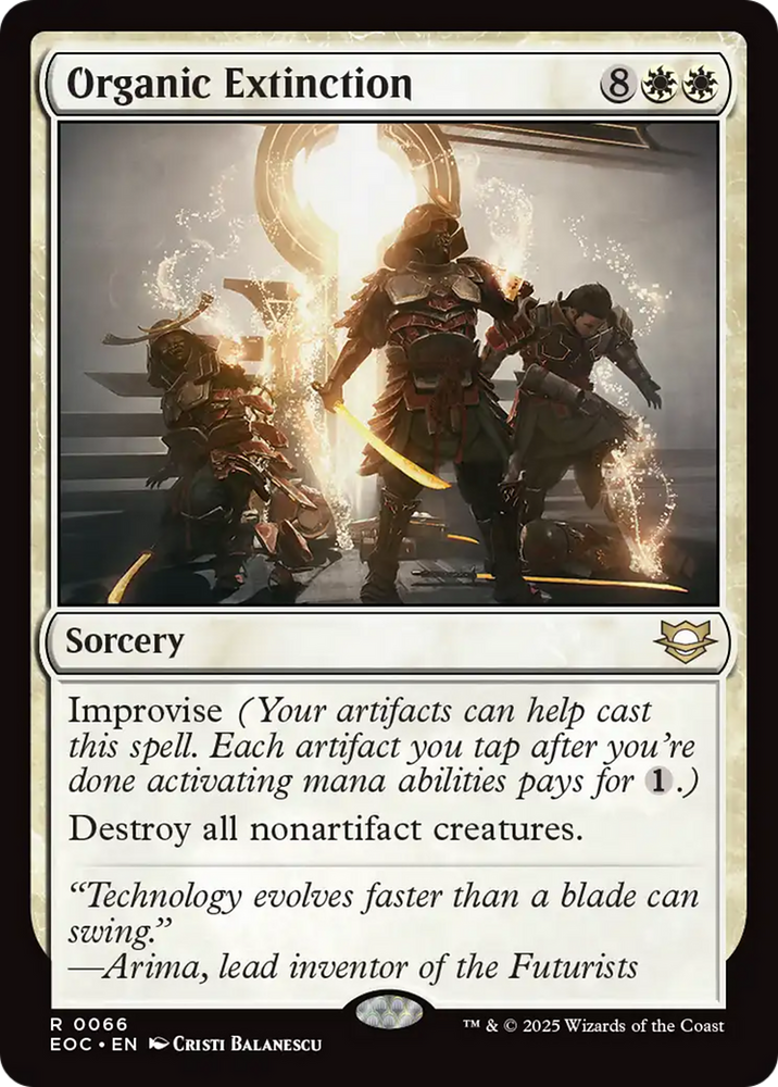 Organic Extinction [Edge of Eternities Commander] Magic: The Gathering