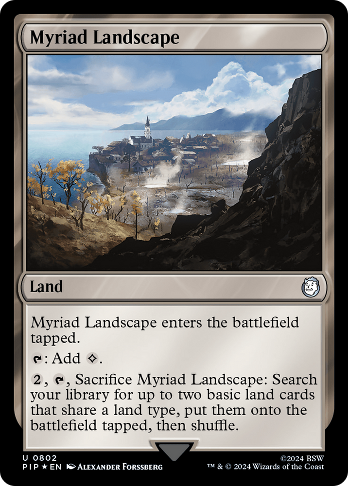 Myriad Landscape (Surge Foil) [Fallout] Magic: The Gathering