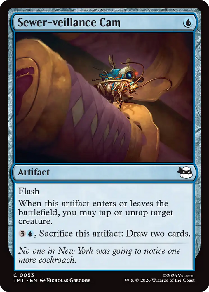 Sewer-veillance Cam [Teenage Mutant Ninja Turtles] Magic: The Gathering
