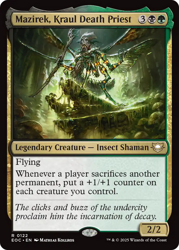 Mazirek, Kraul Death Priest [Edge of Eternities Commander] Magic: The Gathering