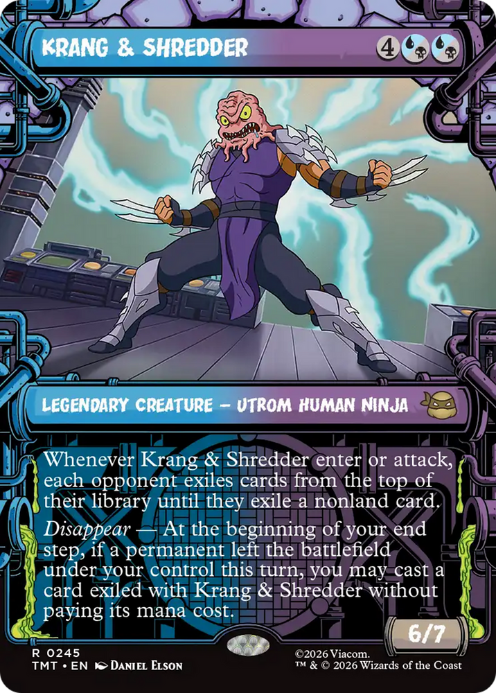 Krang & Shredder (Showcase) [Teenage Mutant Ninja Turtles] Magic: The Gathering