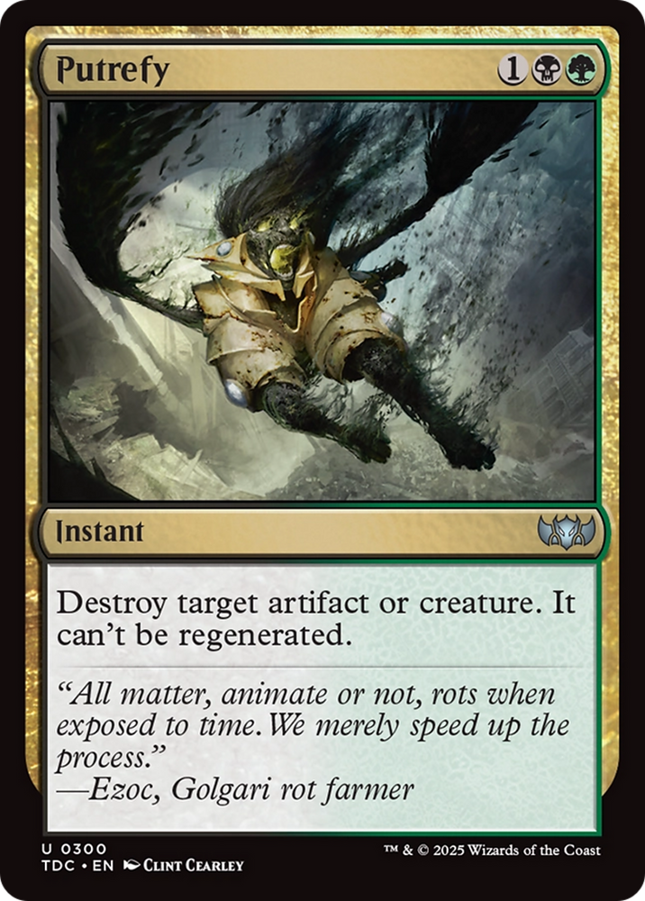 Putrefy [Tarkir: Dragonstorm Commander] Magic: The Gathering