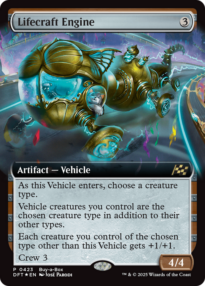 Lifecraft Engine (Extended Art) (Buy-A-Box) [Aetherdrift Promos] Magic: The Gathering