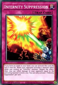 Infernity Suppression [PHRA-EN075] Common Yu-Gi-Oh!