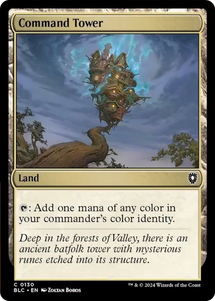 Command Tower [Bloomburrow Commander] Magic: The Gathering