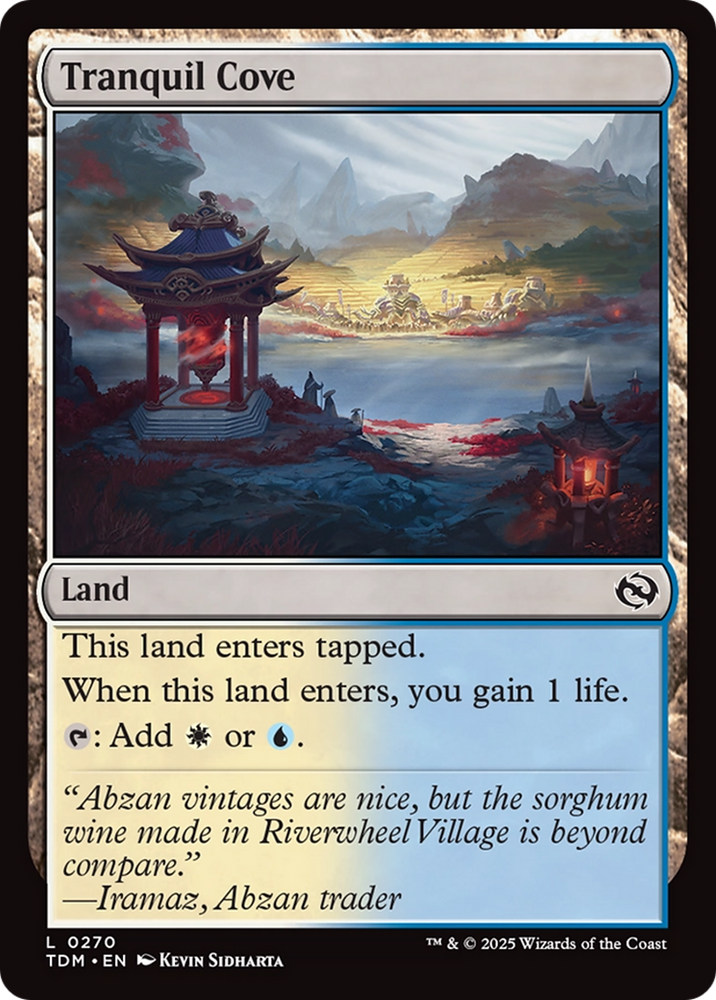 Tranquil Cove [Tarkir: Dragonstorm] Magic: The Gathering