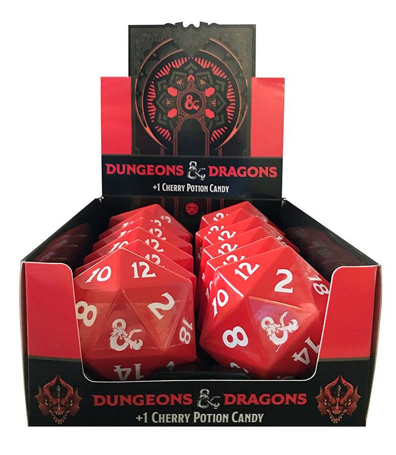 Dungeons & Dragons +1 Cherry Potion Candy Tin 12ct