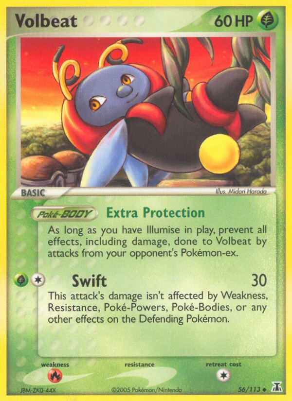 Volbeat (56/113) [EX: Delta Species] Pokémon
