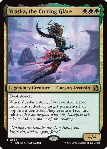 Vraska, the Cutting Glare [Reality Fracture] Magic: The Gathering