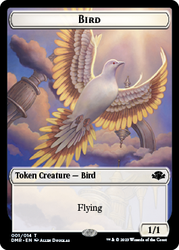 Goblin // Bird Double-Sided Token [Dominaria Remastered Tokens] Magic: The Gathering