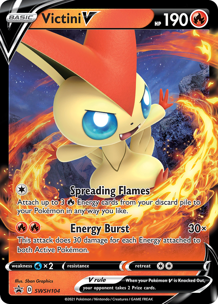 Victini V (SWSH104) [Sword & Shield: Black Star Promos] Pokémon