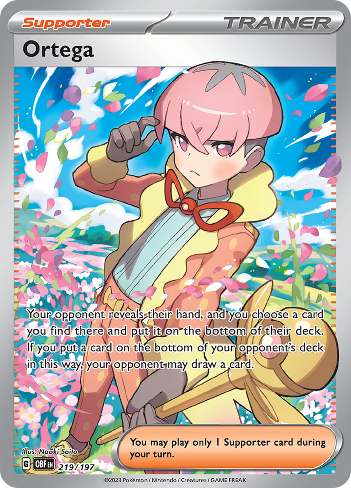 Ortega (219/197) [Scarlet & Violet: Obsidian Flames] Pokémon